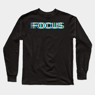 FOCUS - Blur Long Sleeve T-Shirt